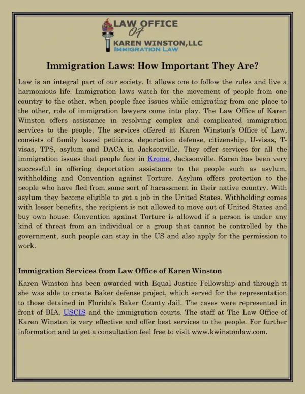 Immigration Laws: How Important They Are?