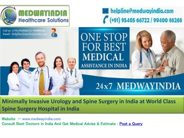Best Hospital For Spine Surgery in India