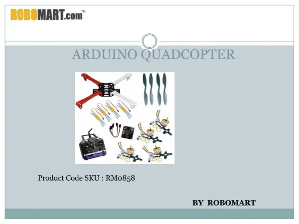 Buy Arduino Quadcopter kit