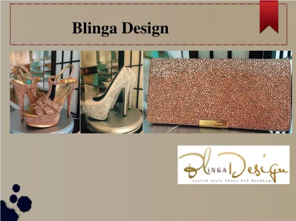Crystal shoes and hangbags -Blinga Design