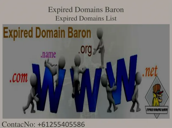 Cheap expired domains From Expired Domains Baron