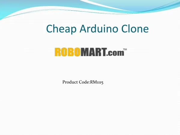 Cheap Arduino Clone By Robomart