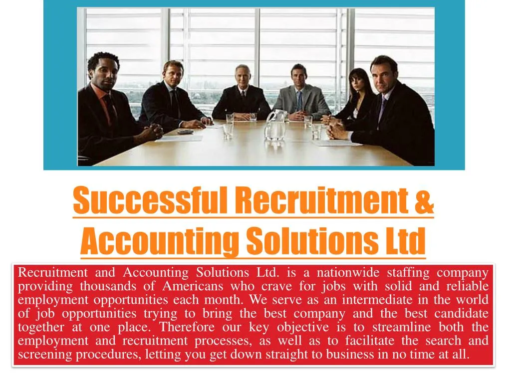 successful recruitment accounting solutions ltd