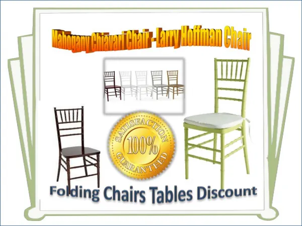 Mahogany Chiavari Chair - Larry Hoffman Chair