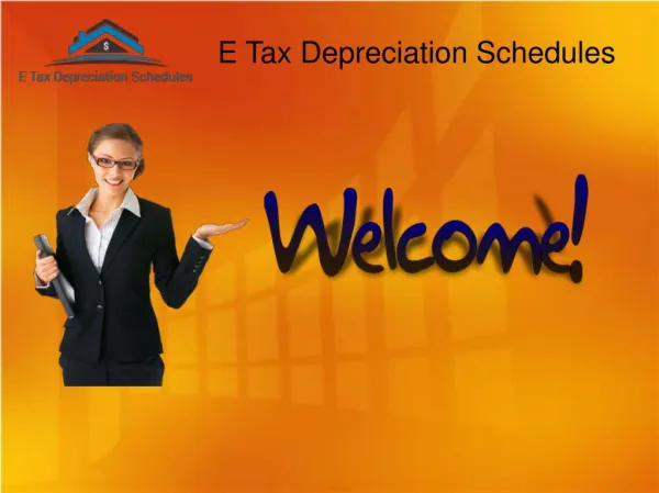 Tax Depreciation schedule