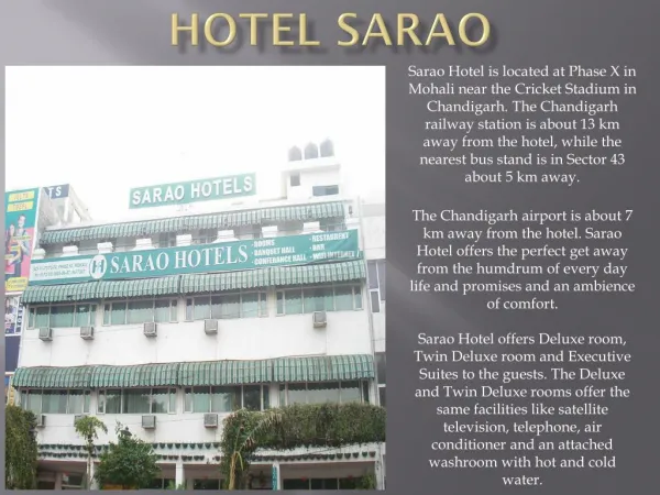 Hotel Sarao
