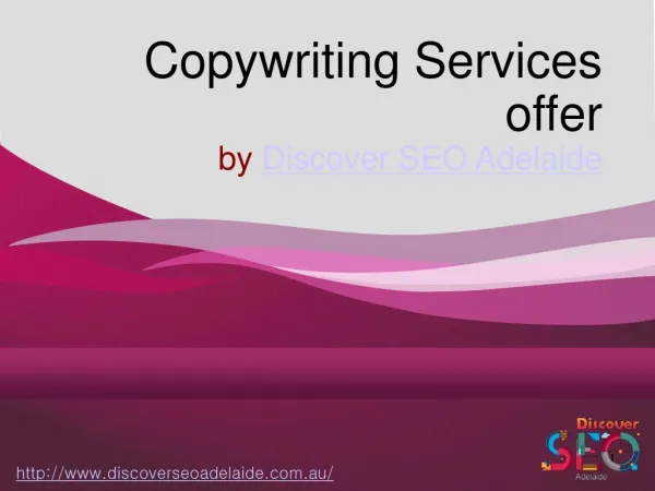 Copywriting Services offer by Discover SEO Adelaide
