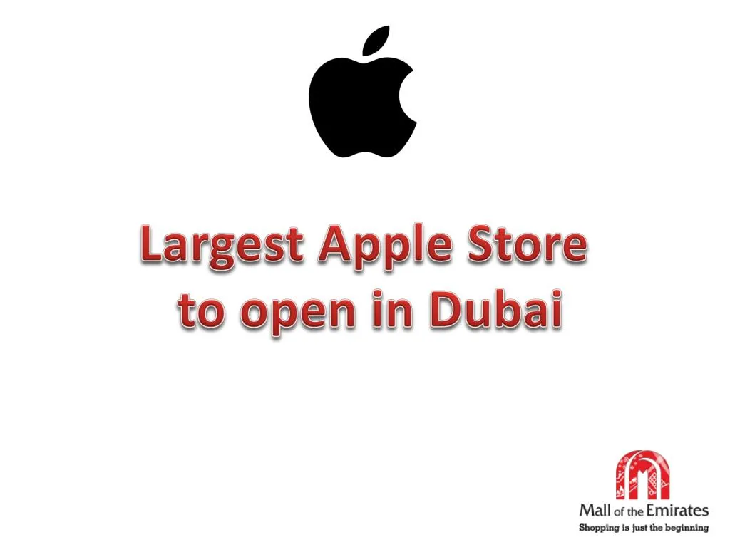 largest apple store to open in dubai