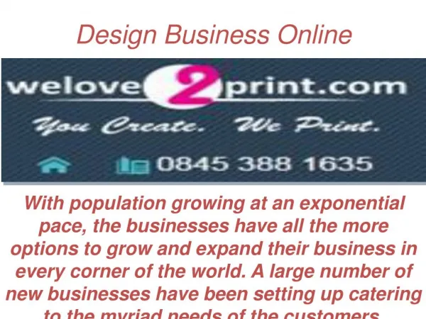 If are you finding good Business Card Printers, Business Printing, Design Business Online services in UK. Welove2 Print