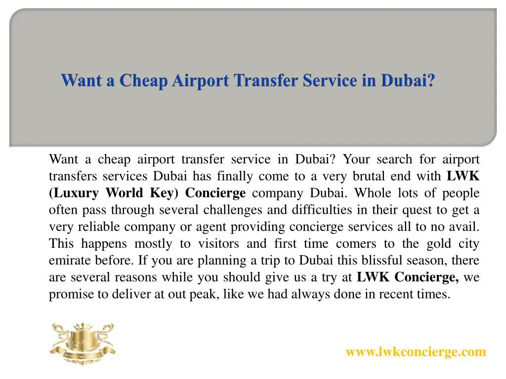 want a cheap airport transfer service in dubai
