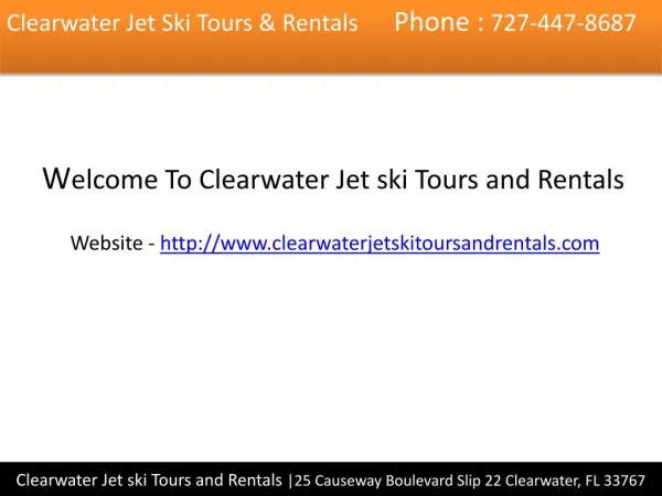 Jet ski rentals clearwater fl