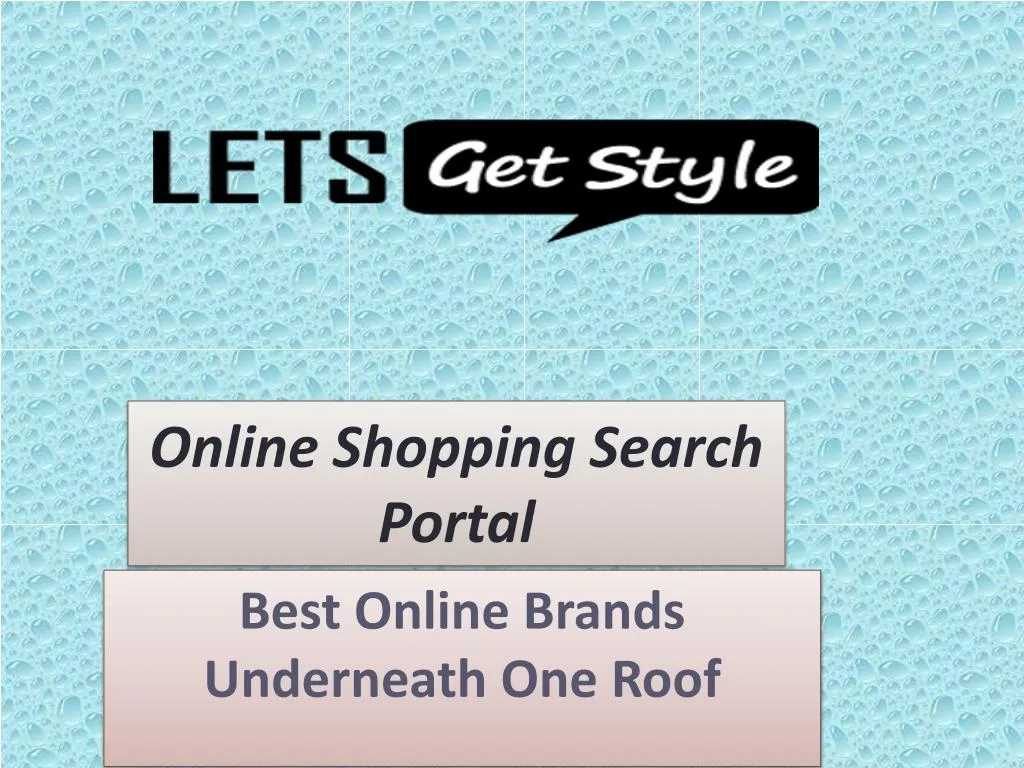 online shopping search portal