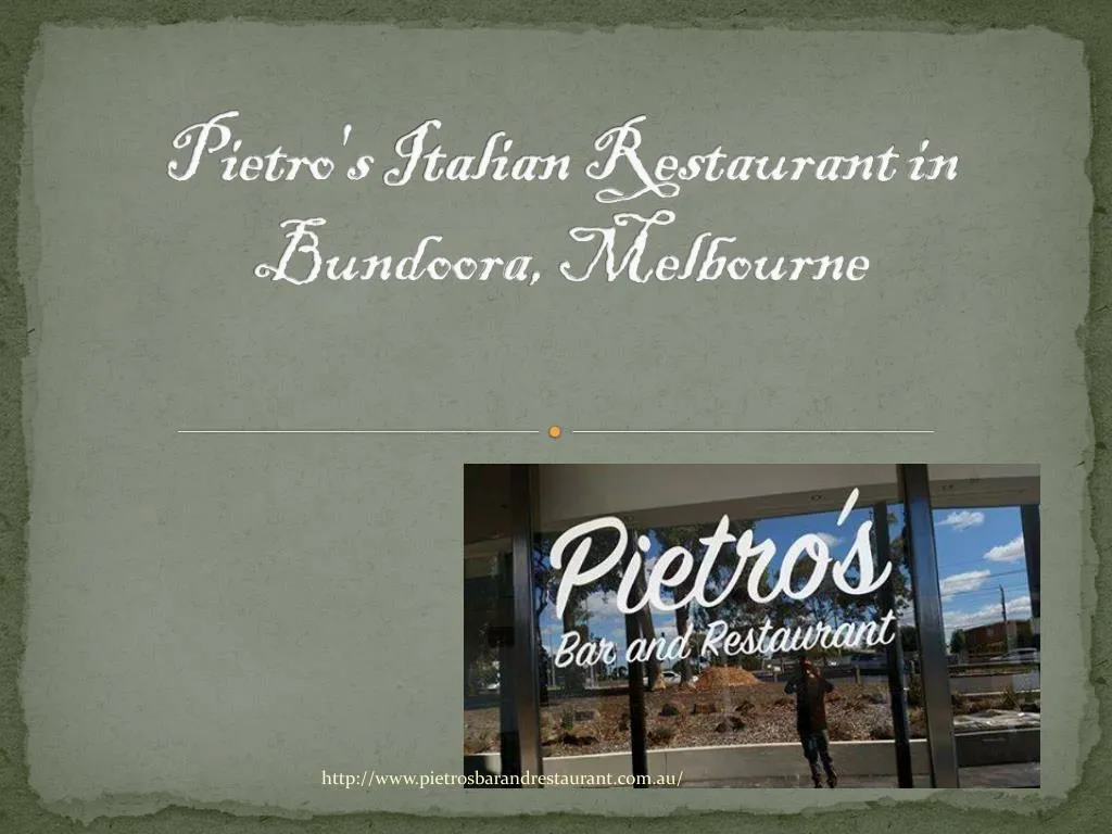 pietro s italian restaurant in bundoora melbourne