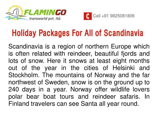 Holiday Packages For All Of Scandinavia