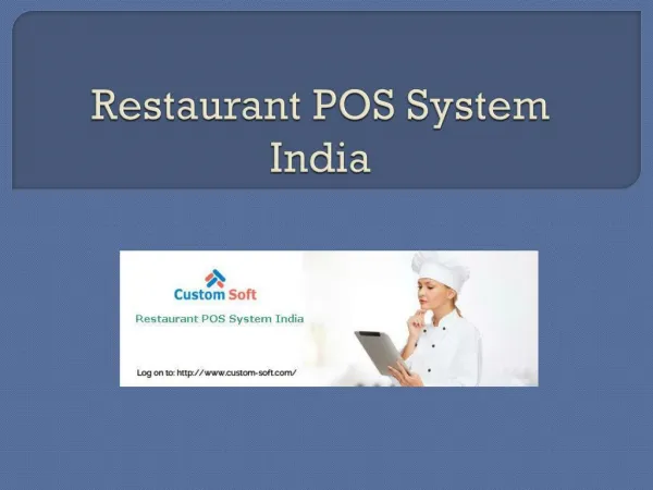 Restaurant POS System India