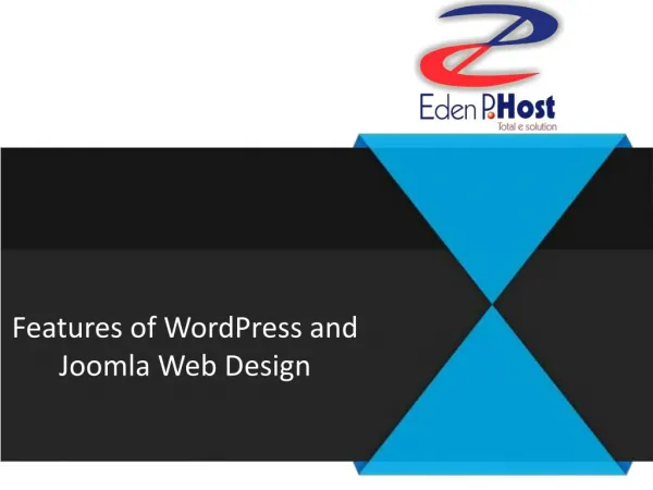 Top Features of WordPress and Joomla Web Design