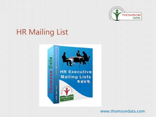 HR Mailing List - Human Resource Executives List - HR Email List