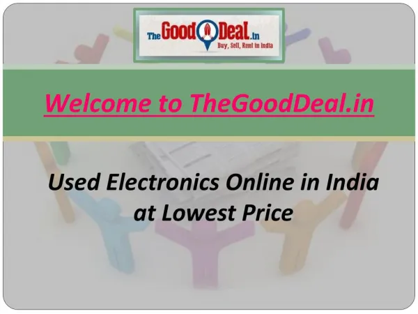 Great Discounts on Used Electronics Items