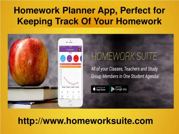 Student Homework Planner | Homework Suite