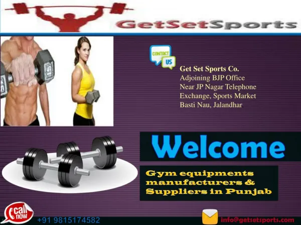 Athletic Equipments manufacturers and Suppliers in Punjab