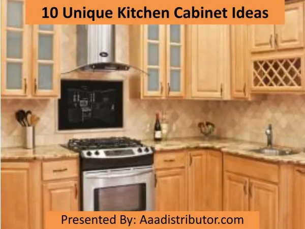 10 unique kitchen cabinet ideas