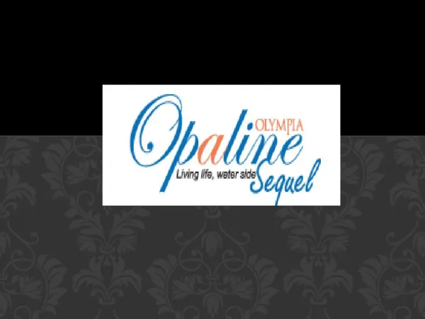 Apartments in Olympia Opaline Sequel at Navalur