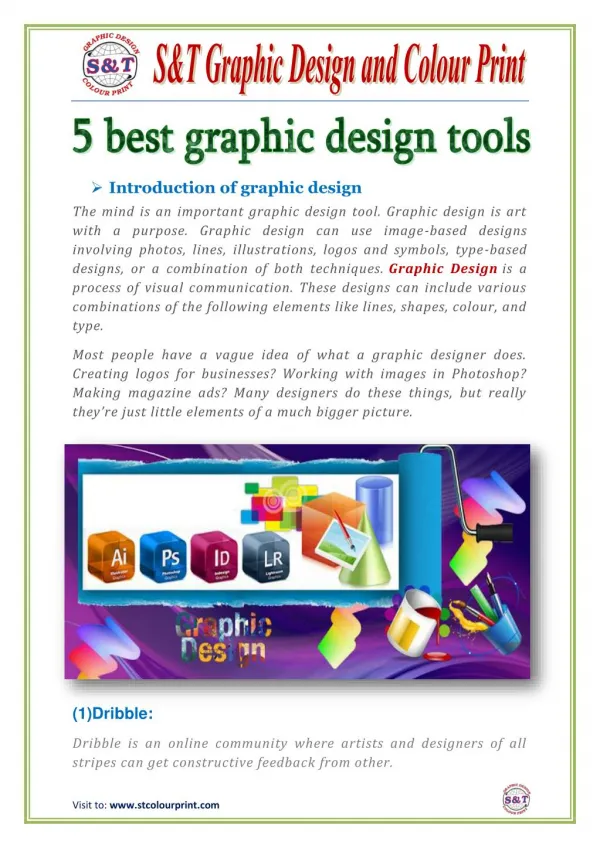 5 best graphic design tools