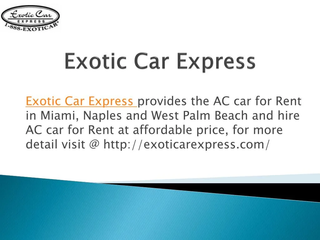 exotic car express