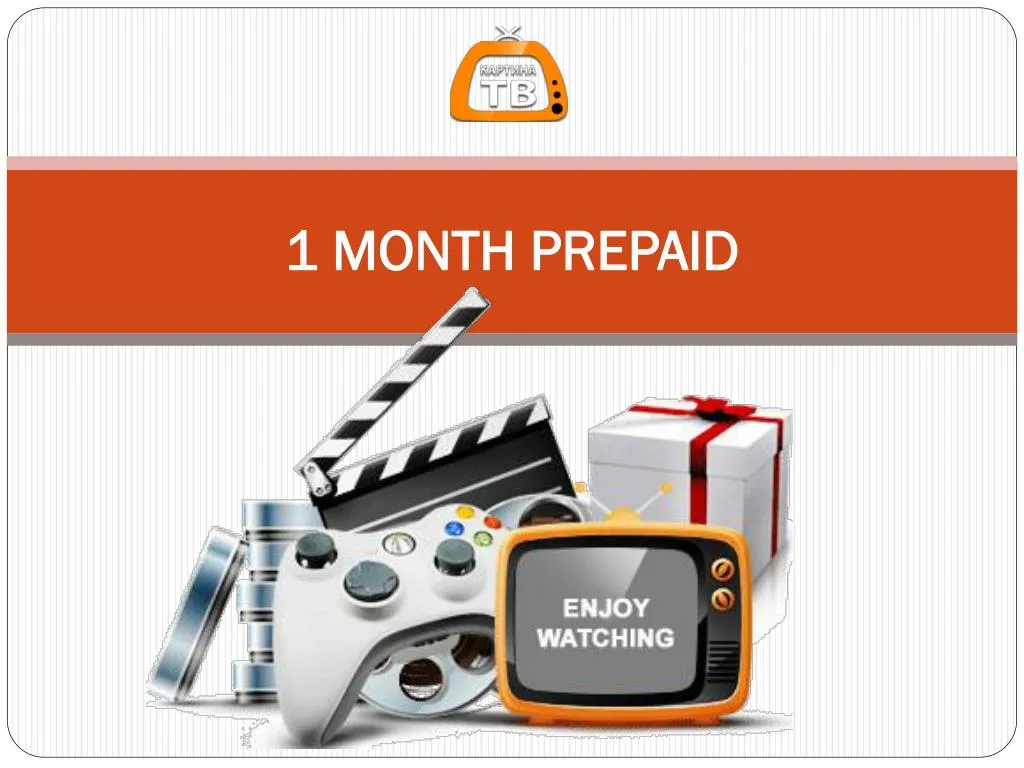 1 month prepaid