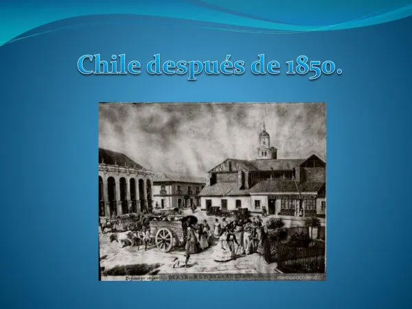 cuestión social,Chile 1850.