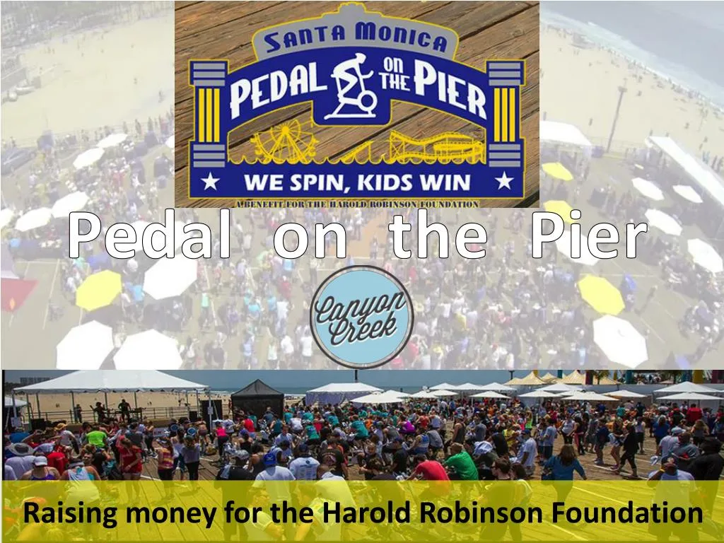 pedal on the pier