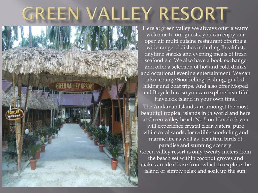 g reen valley resort