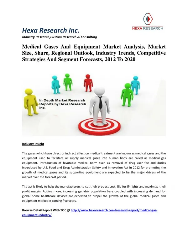 Medical Gases And Equipment Market Analysis, Market Size, Share, Regional Outlook, Industry Trends, Competitive Strategi