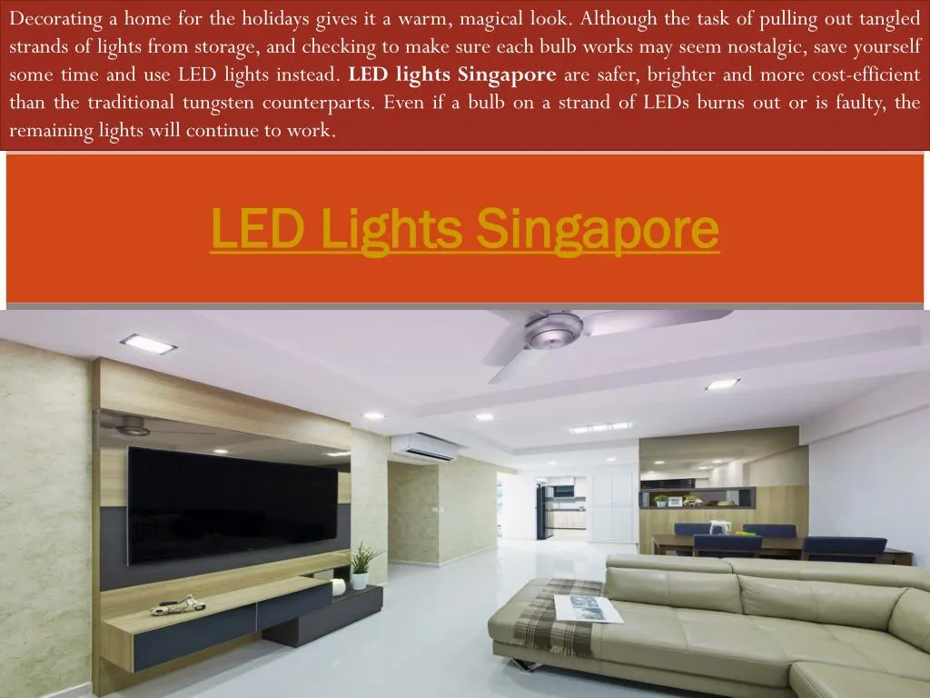 led lights singapore