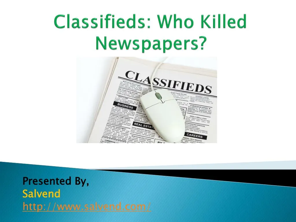 classifieds who killed newspapers