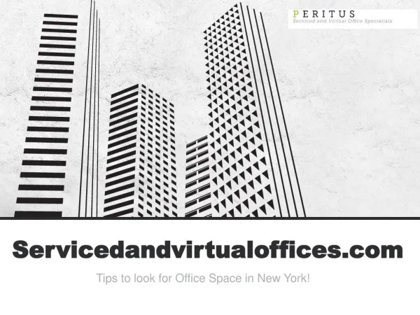 Office Space in New York - Servicedandvirtualoffices.com