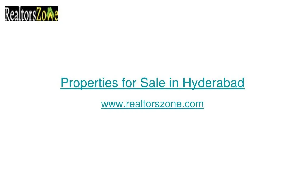 properties for sale in hyderabad