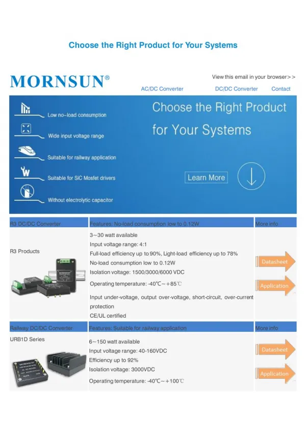 Choose the Right Product for Your Systems