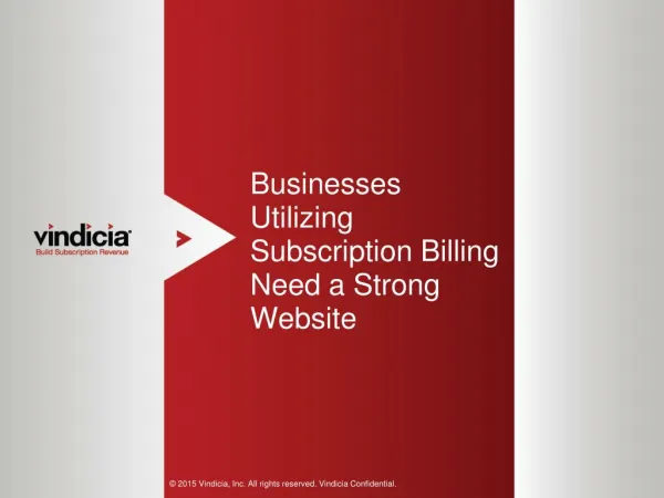 Businesses Utilizing Subscription Billing Need a Strong Website