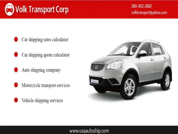 Car Shipping Quote|Rates Calculator