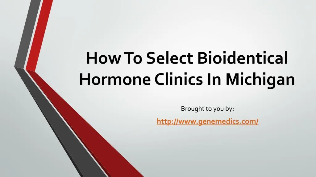 how to select bioidentical hormone clinics in michigan
