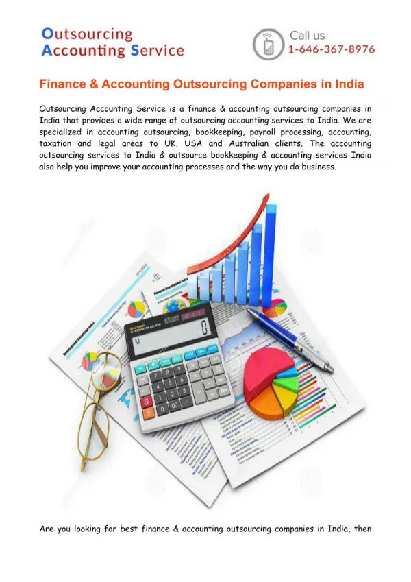 Finance & Accounting Outsourcing Companies in India