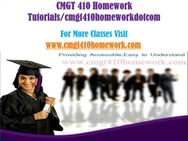 CMGT 410 Homework Peer Educator/cmgt410homeworkdotcom