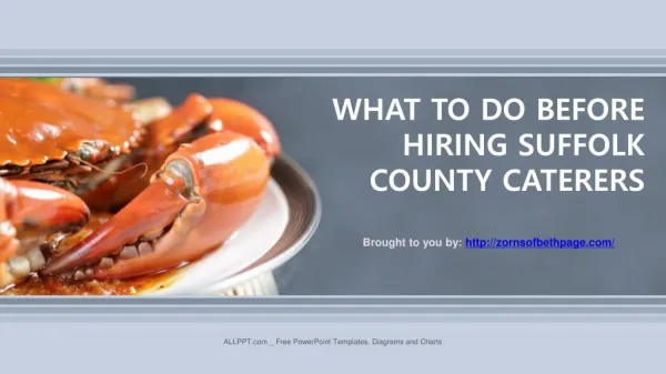 WHAT TO DO BEFORE HIRING SUFFOLK COUNTY CATERERS
