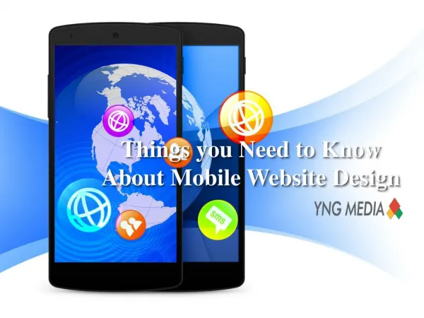 YNG Media - Things you Need to Know about Mobile Website Design