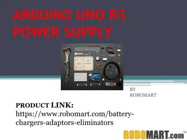 Arduino UNO R3 power supply By Robomart