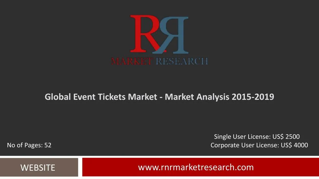 global event tickets market market analysis 2015 2019