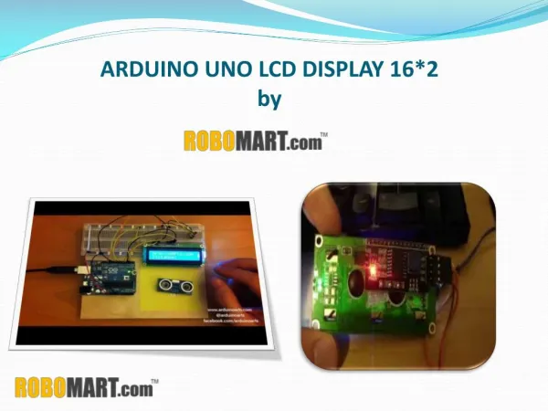 Arduino uno lcd display 16x2