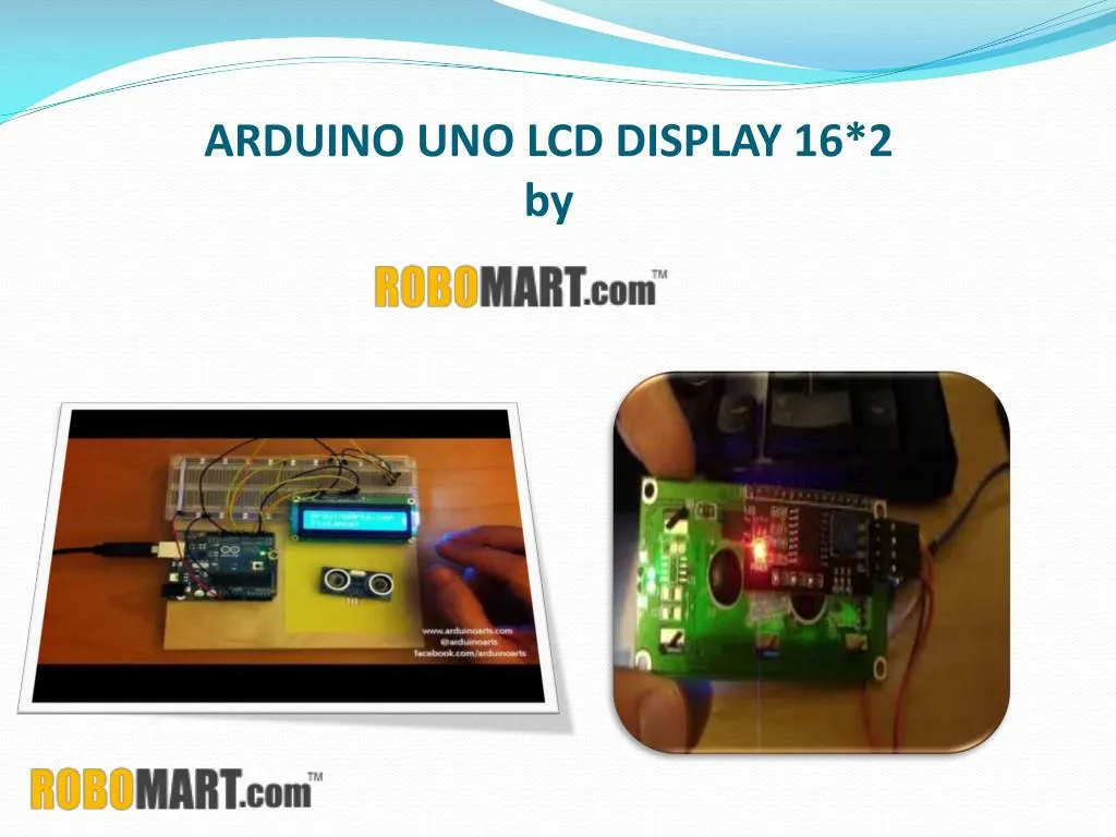arduino uno lcd display 16 2 by