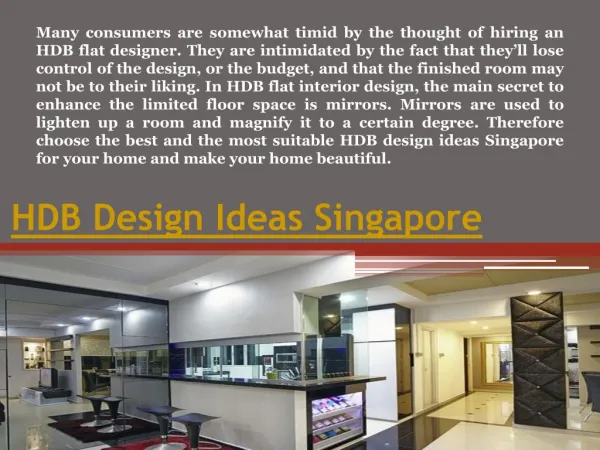 HDB Interior Design Ideas Singapore